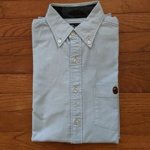 BAPE Light Blue Button Down Oxford Shirt